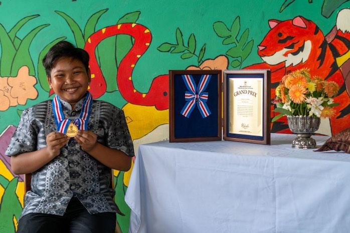 Rothana, 13 ans, lauréat cambodgien de l’Enikki 4