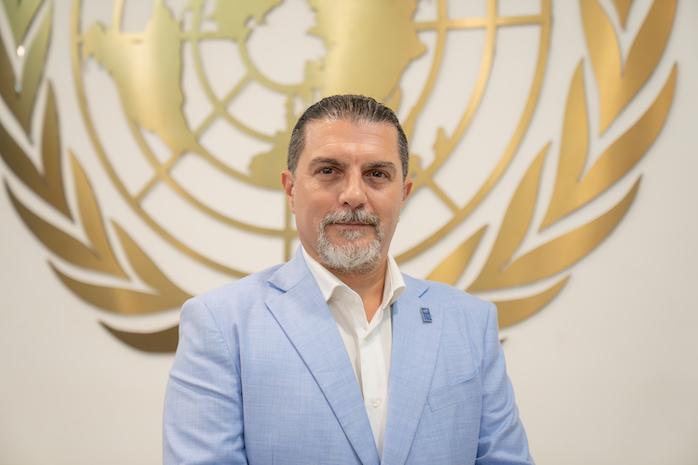 UNDP Resident Representative in Cambodia Enrico Gaveglia's portrait