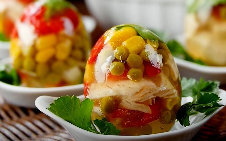 oeufs en gelée aspic