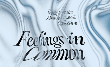 Affiche de l’exposition Feelings in Common au Pera Museum, réunissant 29 artistes britanniques de la British Council Collection en 2025