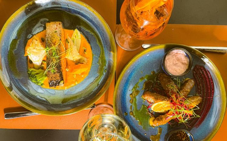 restaurant vie tunis saumon et vins