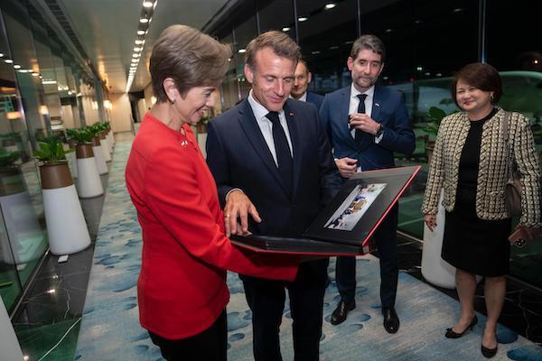 Visite d'Emmanuel Macron à Singapour en mai 2025