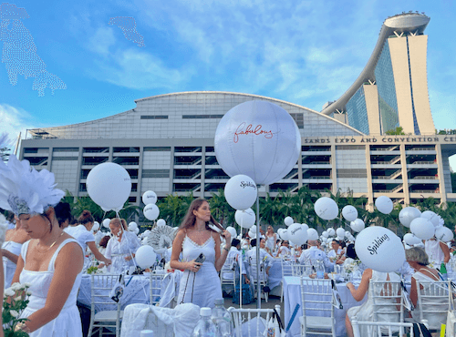 le diner en blanc à Singapour le 6 septembre 2025