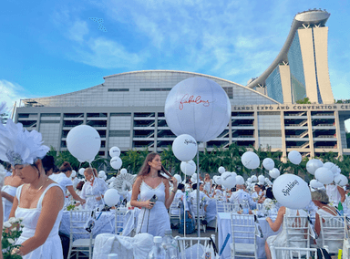 le diner en blanc à Singapour le 6 septembre 2025