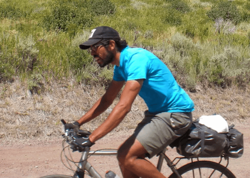 Sofiane Sehili, cycliste de 44 ans spécialisé dans l’ultra-endurance.