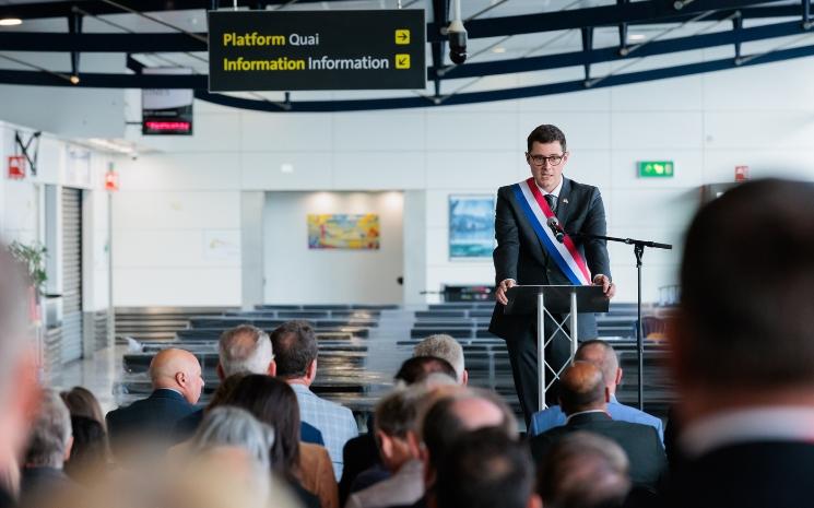 Vincent Caure en visite à Ashford