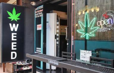 Weed shop en Thaïlande