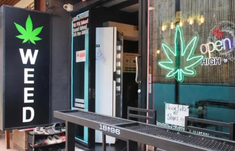 Weed shop en Thaïlande