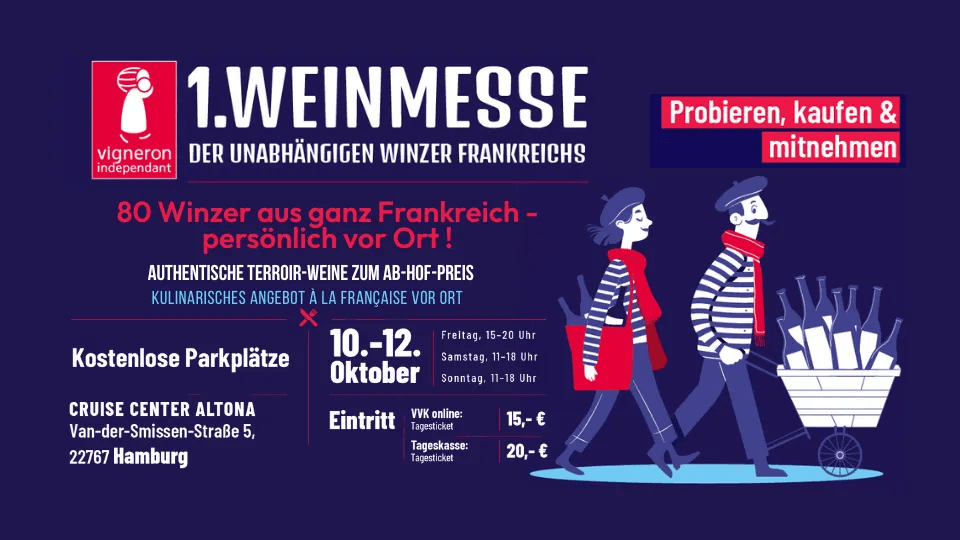 Affiche de la Hambourg Weinmesse