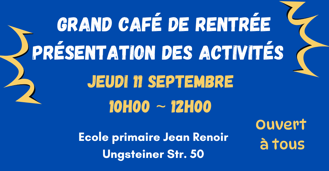 Affiche café rentrée Munich Accueil