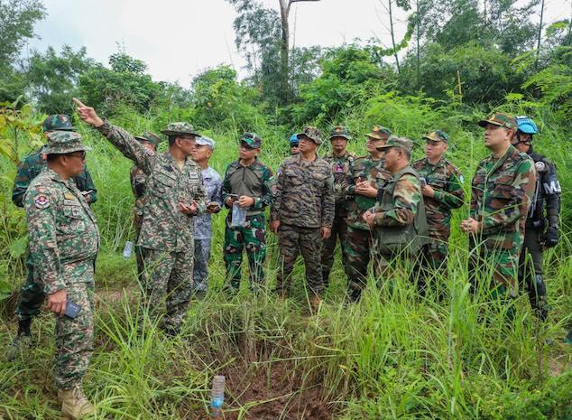 tir à la frontières