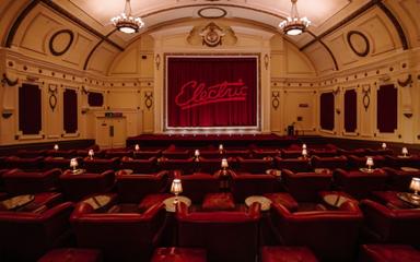 Capture d'écran du site de l'Electric cinema de Portobello