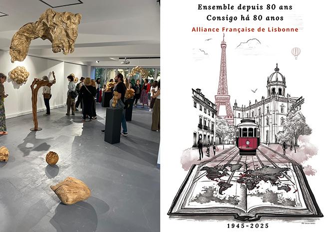 Exposition à l´Alliance Française de Lisbonne