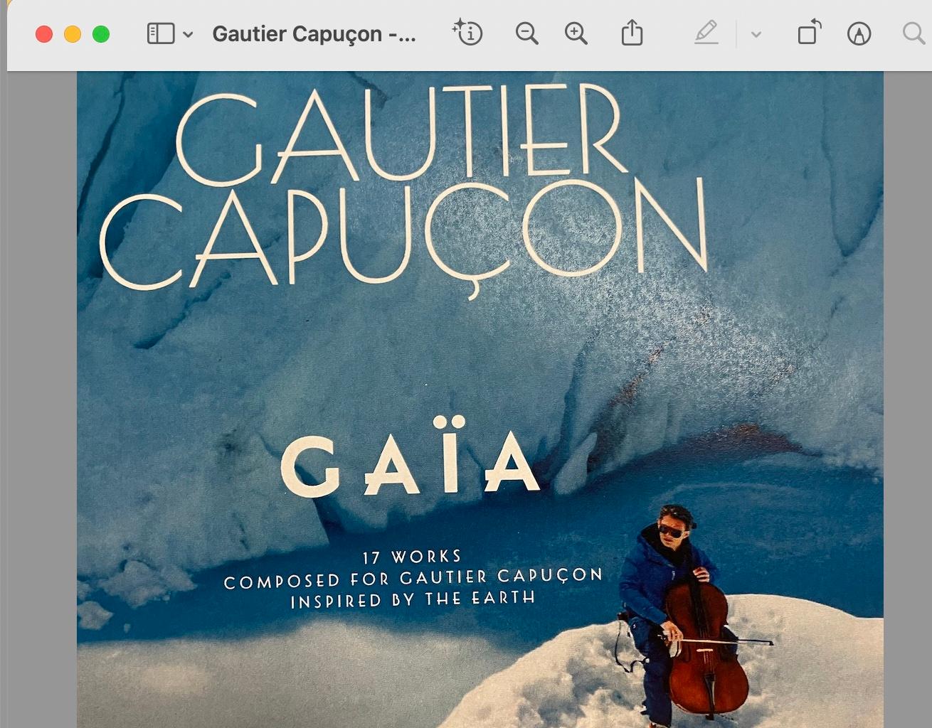Gauthier Capuçon - Gaïa