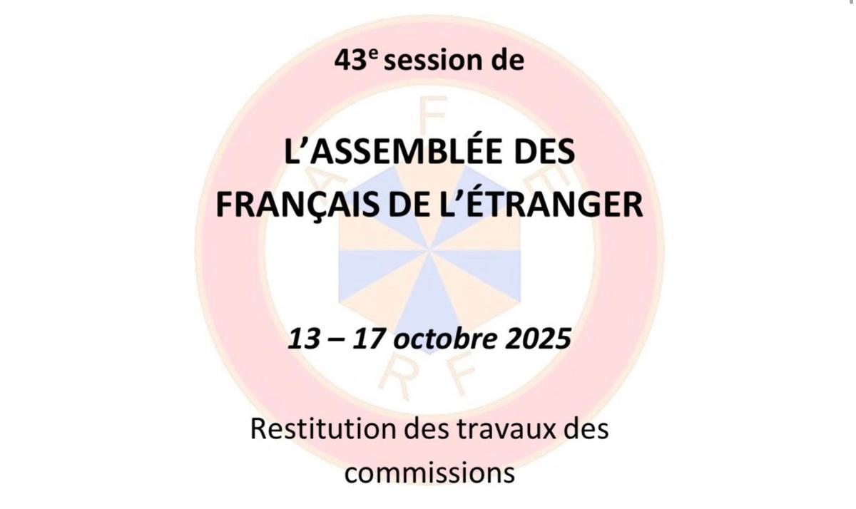 Logo 43e Assemblée des Français de l’étranger