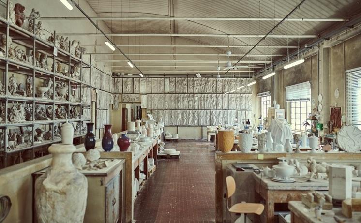 Salle modèles en procelaine Ginori