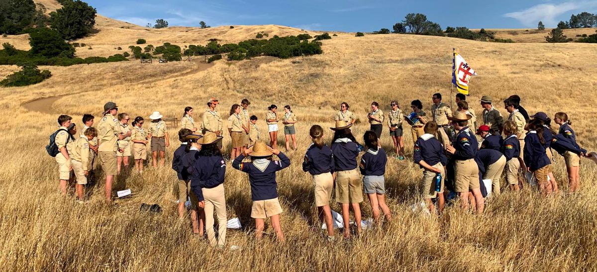 Un groupe de scout dans la Bay Area