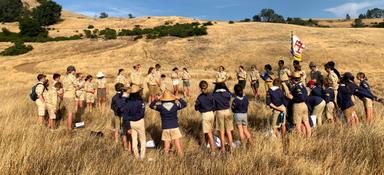 Un groupe de scout dans la Bay Area