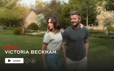 Capture d'écran de Victoria Beckham sur Netflix