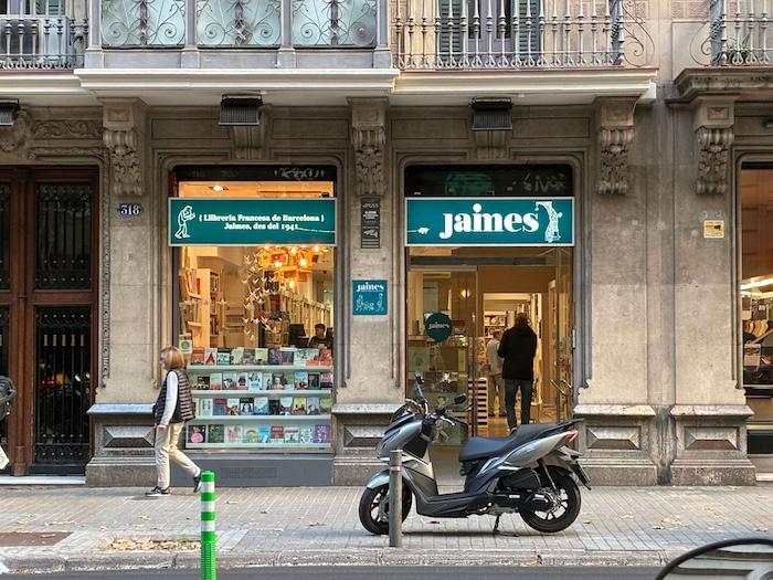 façade de la Llibreria Jaimes