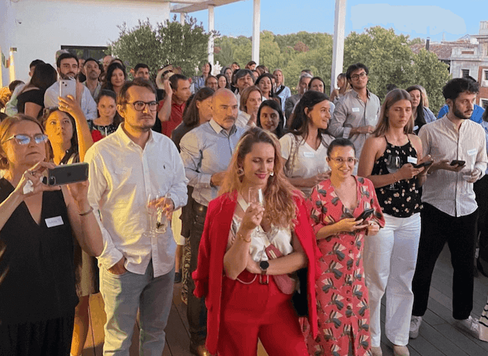 soirée Cibeles Connexion networking sur un rooftop à madrid