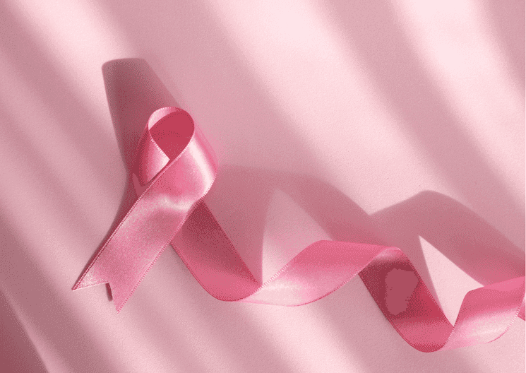 Ruban rose symbole d’Octobre Rose 2025, campagne de sensibilisation au cancer du sein à Istanbul
