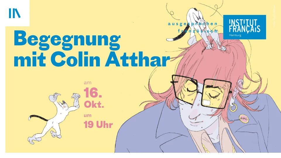 Affiche de la rencontre avec Colin Atthar