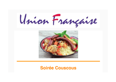 Soirée couscous royal organisée par l’Union Française d’Istanbul au chalet de Tarabya, octobre 2025