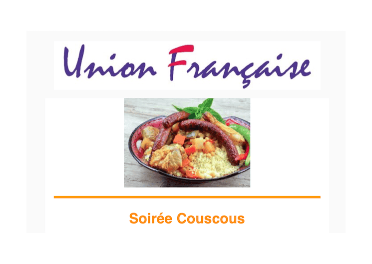 Soirée couscous royal organisée par l’Union Française d’Istanbul au chalet de Tarabya, octobre 2025