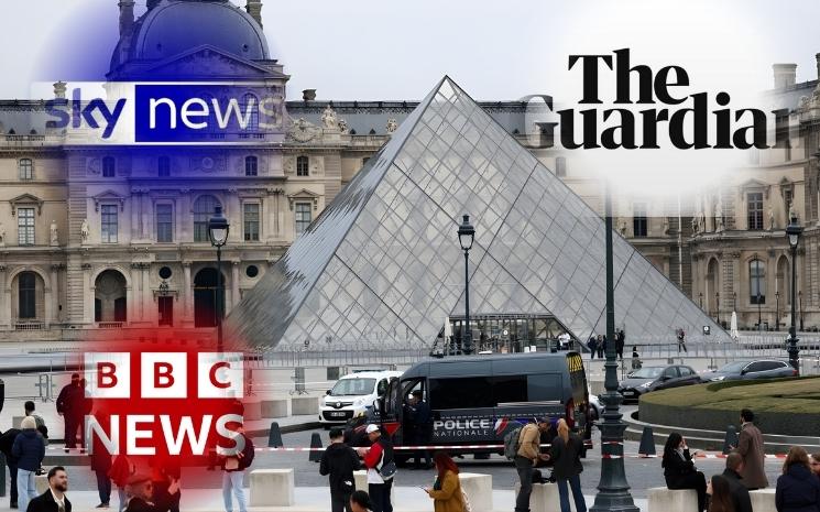 tabloids britannique louvre