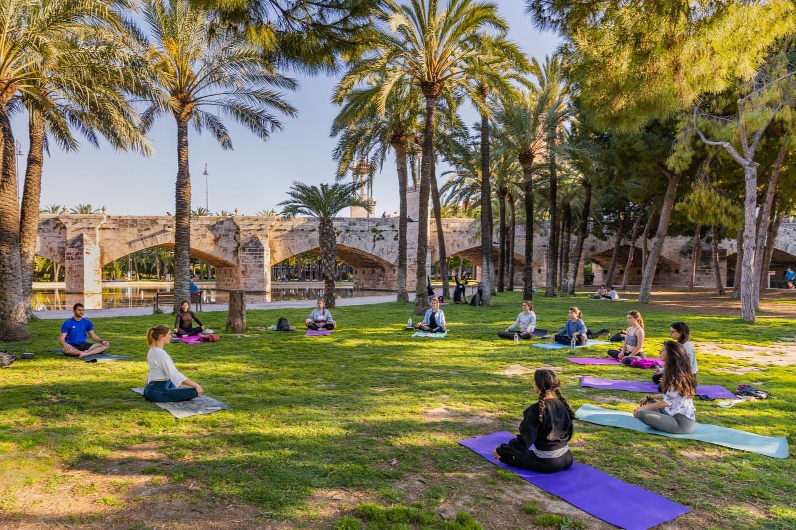 yoga et méditation dans la turia