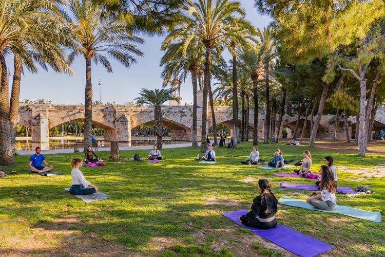 yoga et méditation dans la turia