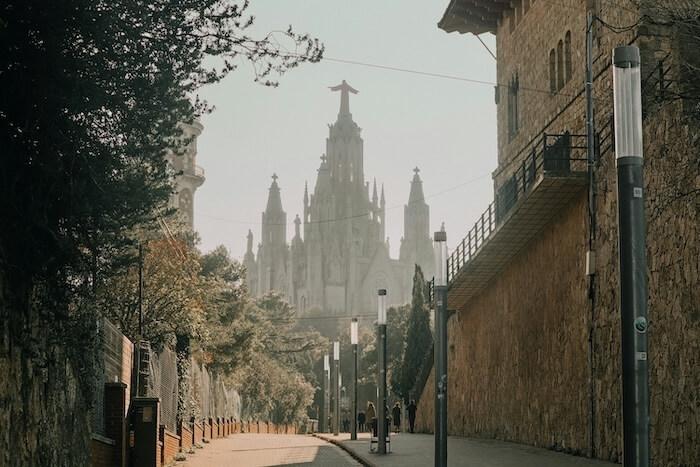 Une cathédrale à Barcelone