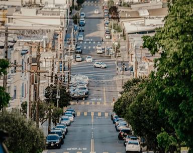 Une rue de San Francisco