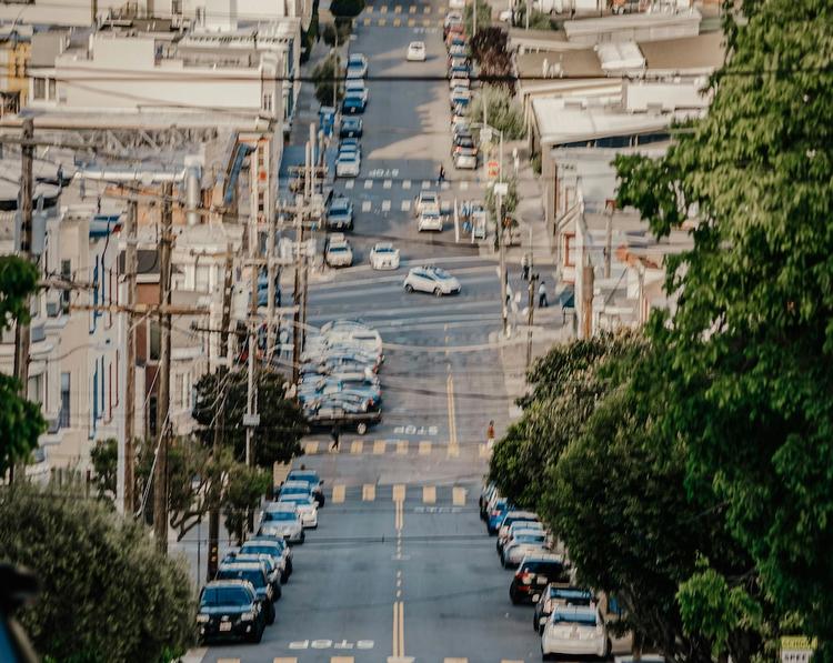 Une rue de San Francisco