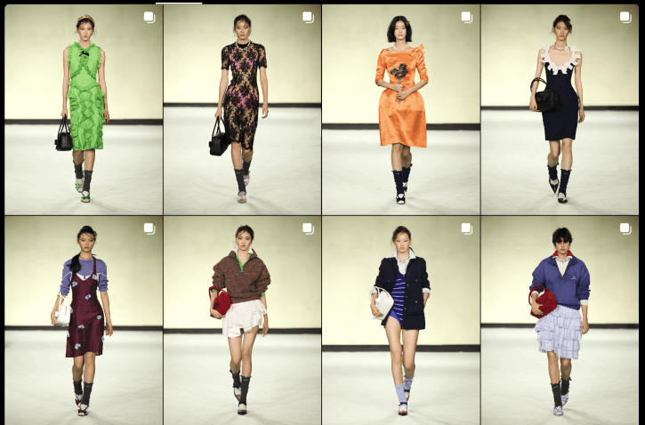 Défilé SUSHUTONG Printemps Eté 2026 SHFW (pris de l'instagram officiel de SHUSHUTONG)