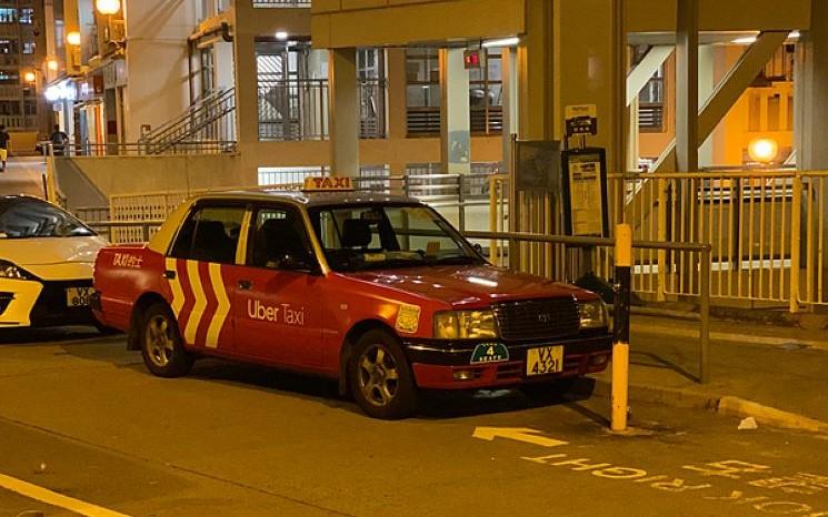Hong Kong Uber VTC taxi