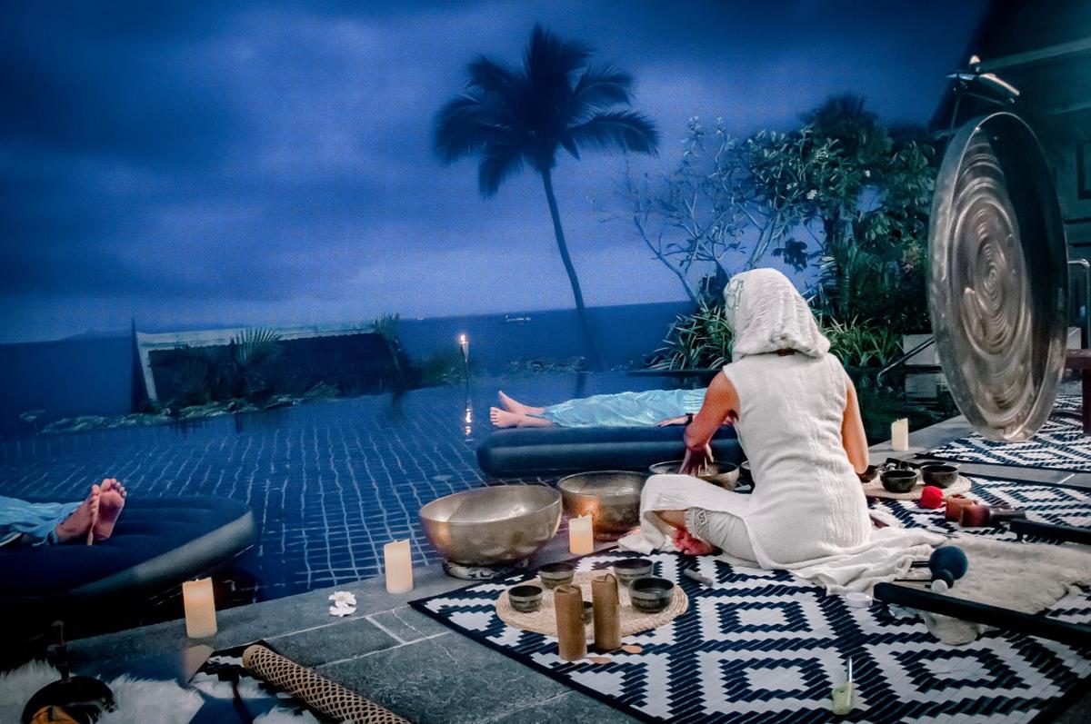 Loy Khratong musical et méditatif Inter Continental Samui