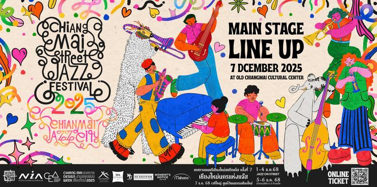 Affiche 7e festival jazz de rue Chiang Mai
