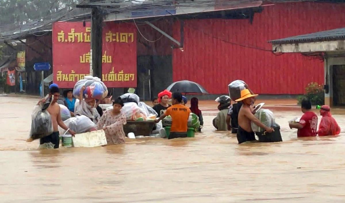 Inondations sud Thaïlande