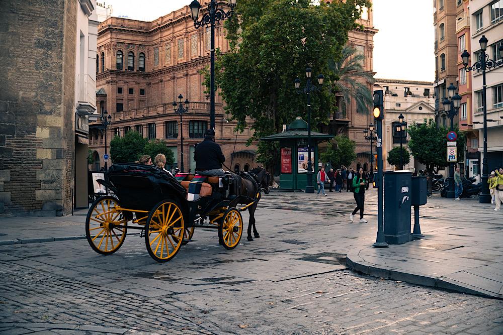Promenade en carrosse dans le centre de Séville ©Arthur Venot