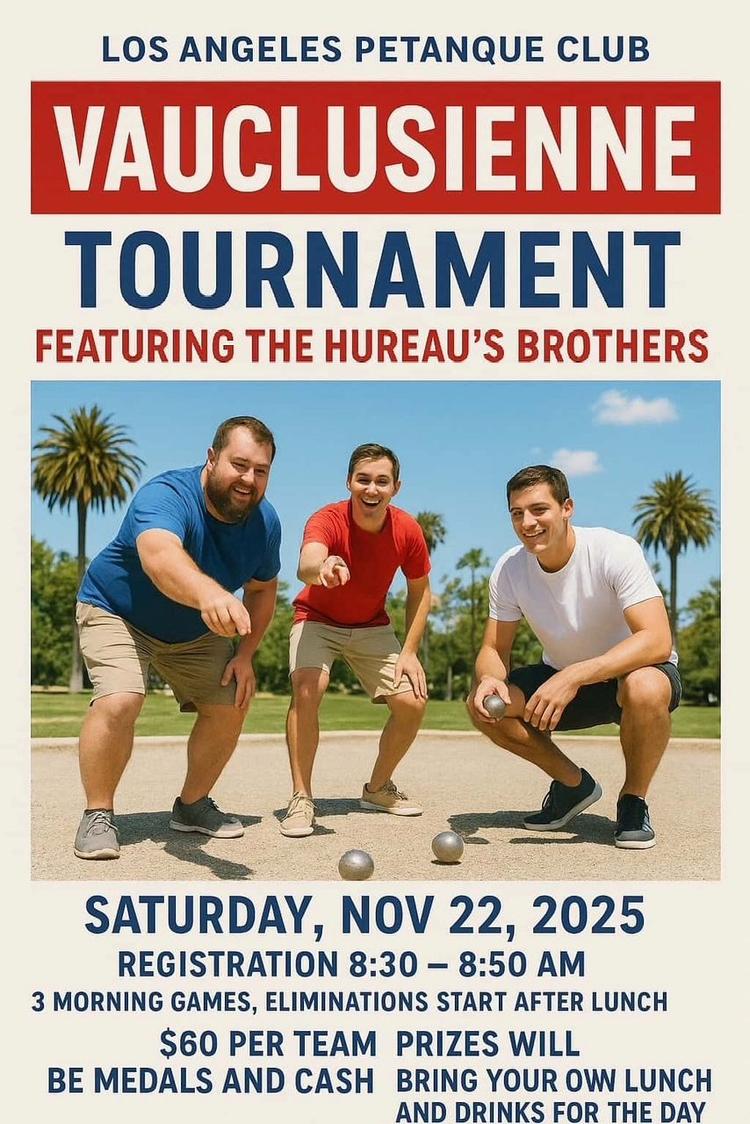Los Angeles pétanque club.