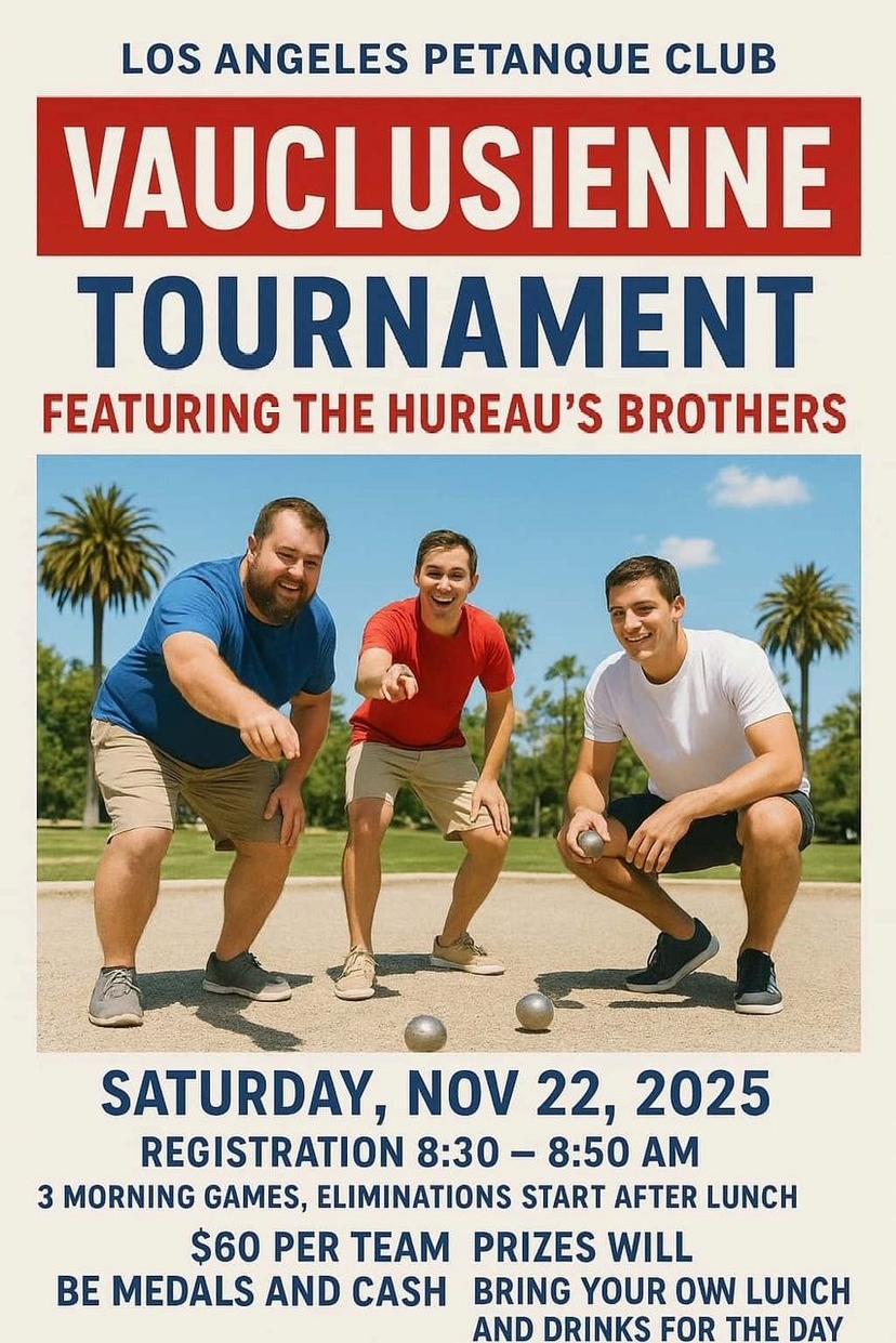 Los Angeles pétanque club.