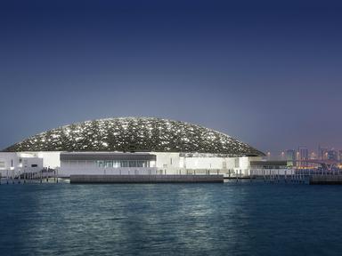 Louvre-Abu-dhabi-after-dark-at-night