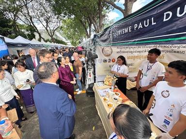 Phnom Penh a plébiscité le Marché français
