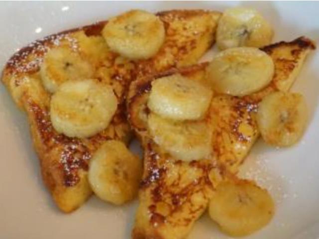 Pain perdu à la banane