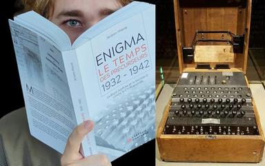 Couverture du livre de Jacques Wiacek et une machine Enigma