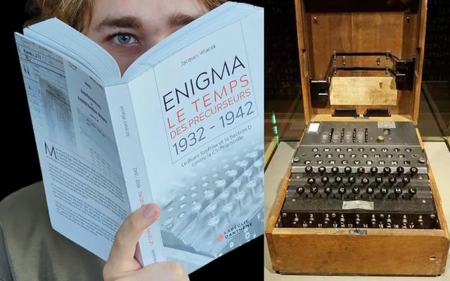 Couverture du livre de Jacques Wiacek et une machine Enigma