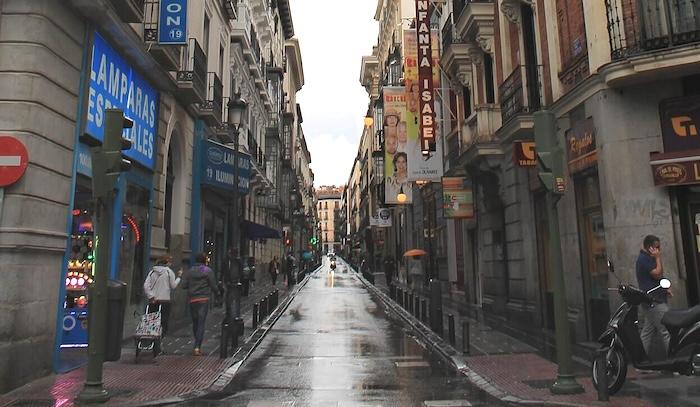 Calle del Barquillo à Madrid
