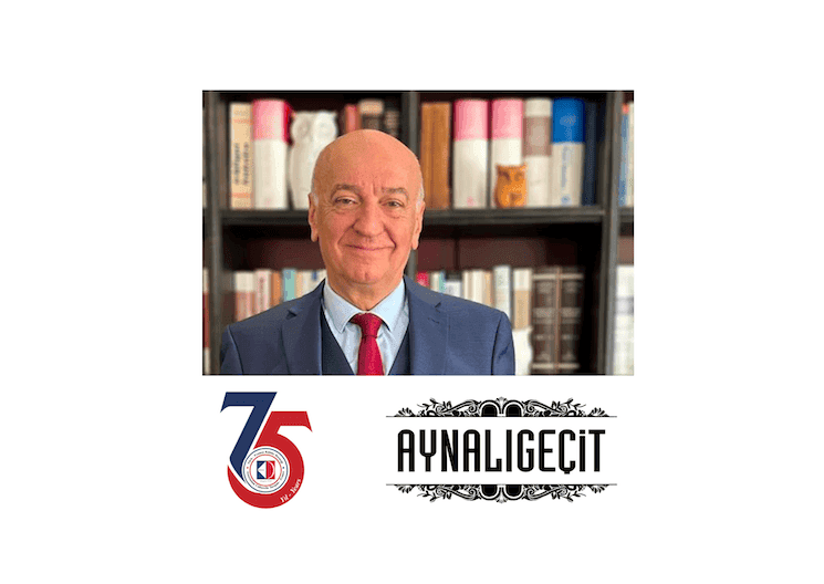 Portrait du conférencier Cem Murat Sofuoğlu et logos de l’Association Culturelle Turquie–France et d’Aynalıgeçit pour la conférence du 27 novembre à Istanbul.